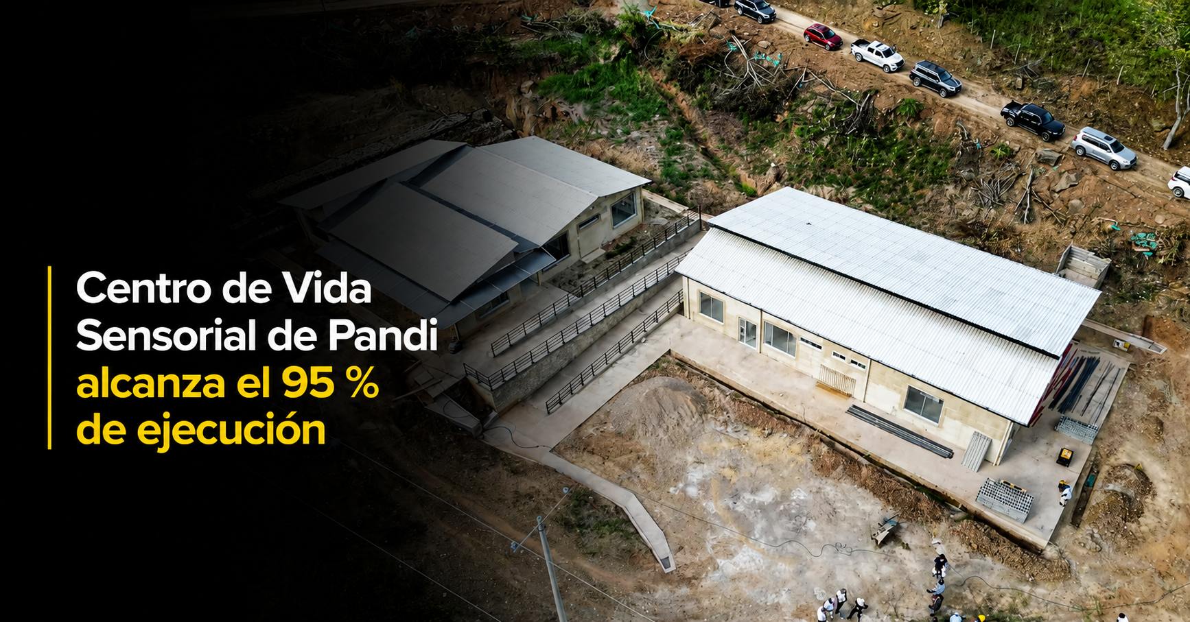 🏗️ |Centro de Vida| Sensorial de |Pandi| alcanza el 95 % de ejecución