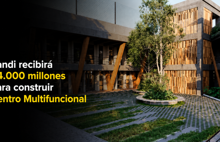 ?️ |Pandi| recibirá $4.000 millones para construir un |Centro Multifuncional|