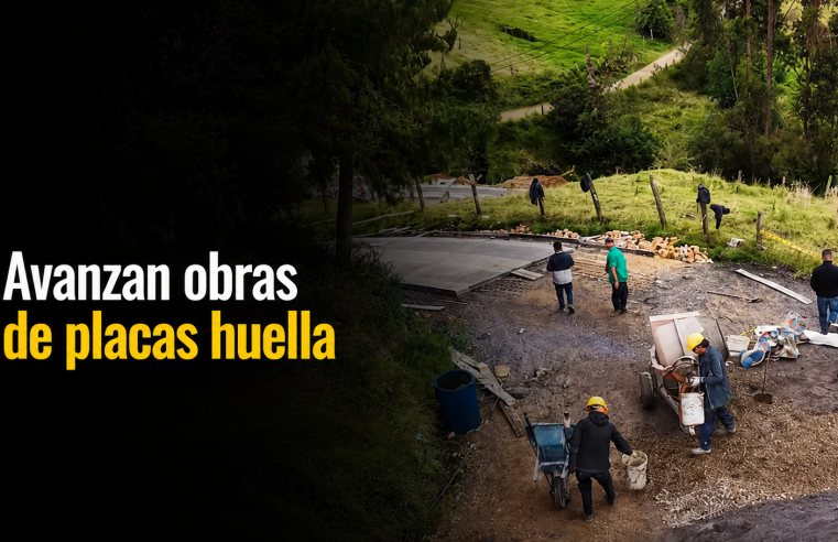 🚜 Avanzan obras de |placas huella| en seis veredas del municipio de |Cogua| + Video