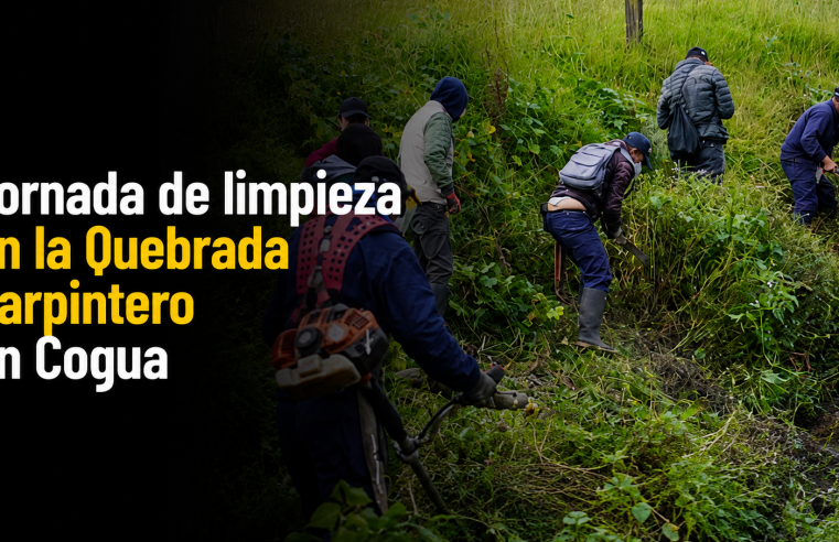 💧 Convocan a |jornada de limpieza| de la Quebrada Carpintero en |Cogua|