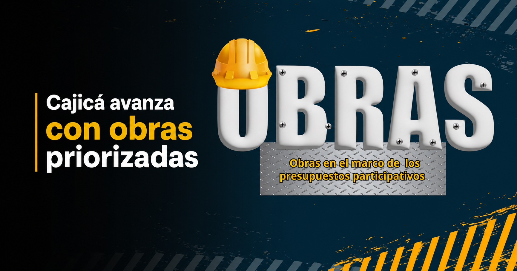 🚧 |Cajicá| avanza con obras en sectores priorizados, ¿qué proyectos están en marcha?