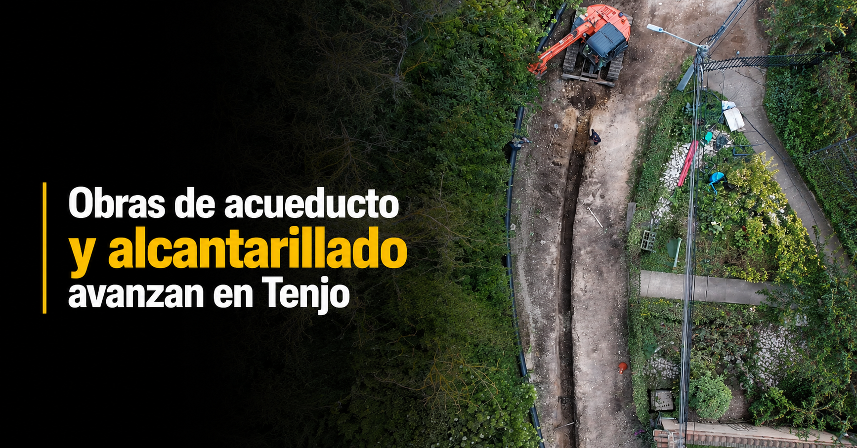 🚧 Avanzan |obras de acueducto| y alcantarillado en |Tenjo|, ¿qué sigue para el sector? + Video