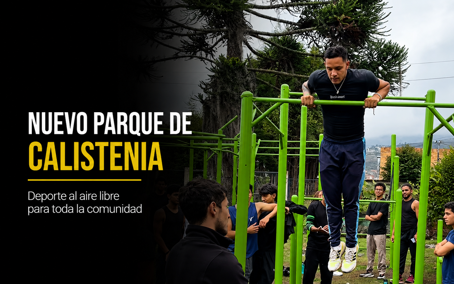 💪 Nuevo parque de |calistenia| abrió sus puertas para promover el deporte al |aire libre|, ¿cómo participar? + Video