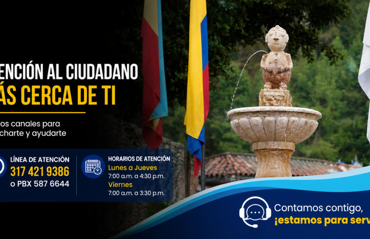 📞 Administración Municipal de |Sopó| fortalece la atención al ciudadano con |canales de contacto|, ¿cómo comunicarse?