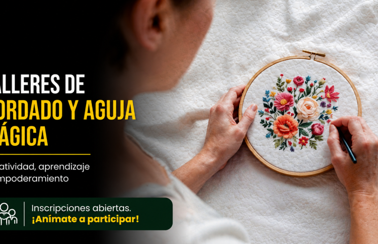 🧵 |Secretaría de la Mujer| abre talleres de fotobordado y aguja mágica en |Tenjo|, ¿cómo participar?