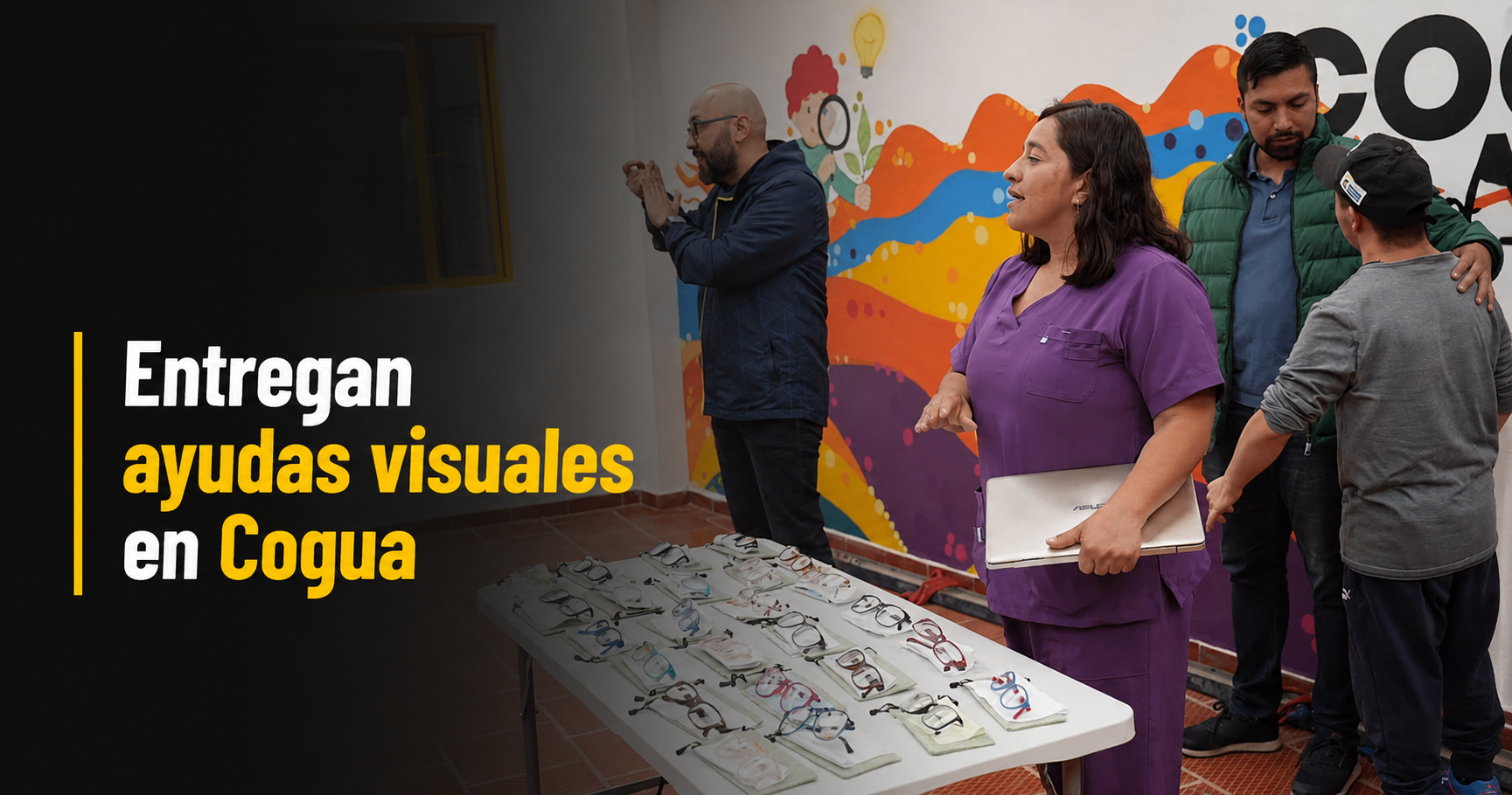 👓 Entregan ayudas visuales en |Cogua|, ¿quiénes se beneficiaron?