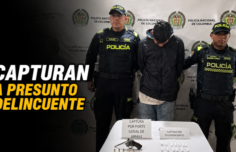 🚔 Capturan a presunto delincuente en |Cajicá|: ¿Qué delitos le atribuyen? + Video