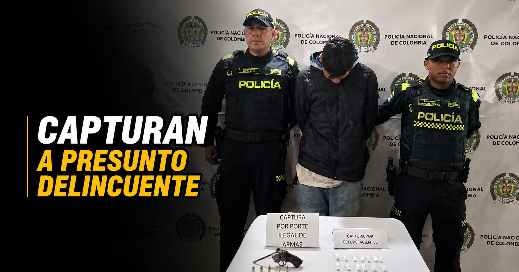 🚔 Capturan a presunto delincuente en |Cajicá|: ¿Qué delitos le atribuyen? + Video