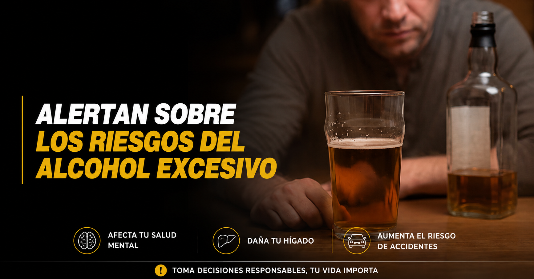 🍻 Alertan sobre los riesgos del |consumo excesivo de alcohol|: ¿Cómo identificar las señales de alerta?