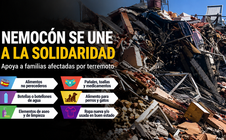 🤝 |Nemocón| se une a campaña de solidaridad para familias afectadas por terremoto, ¿cómo puede ayudar?
