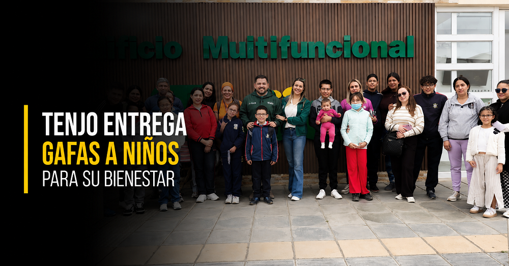 👓 |Tenjo| entrega gafas a niños para fortalecer su bienestar, ¿cuántos se beneficiaron?