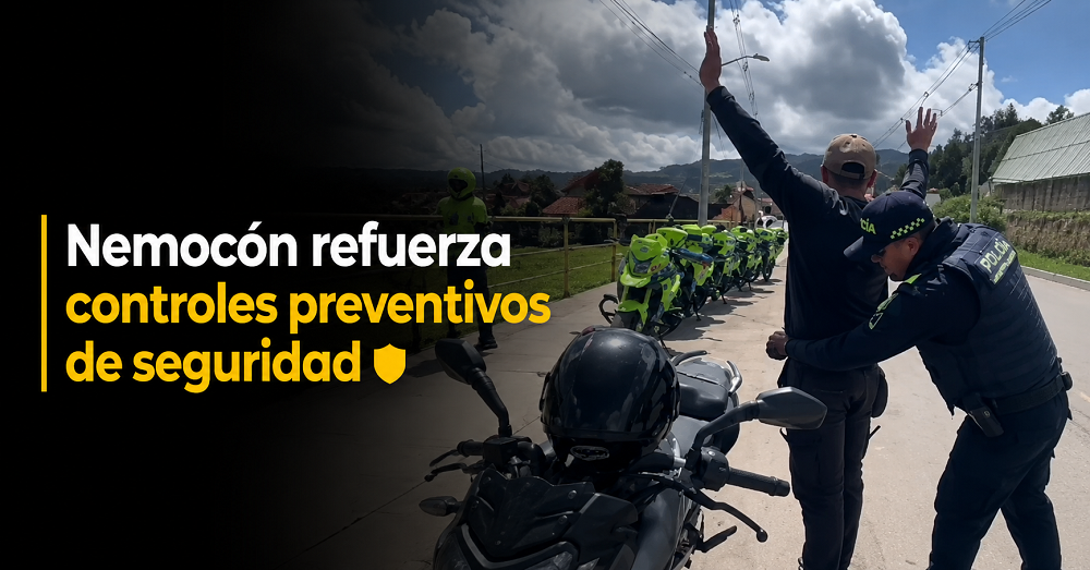 🚔 |Nemocón| refuerza controles preventivos de |seguridad|, ¿qué acciones se realizan? + Video