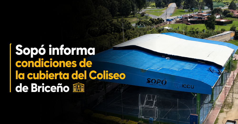 🚨 |Sopó| informa sobre las condiciones de la cubierta del |Coliseo de Briceño|, ¿qué medidas se adoptaron? + Video