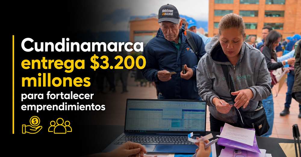 💼 |Cundinamarca| entrega $3.200 millones para fortalecer |emprendimientos| + Video