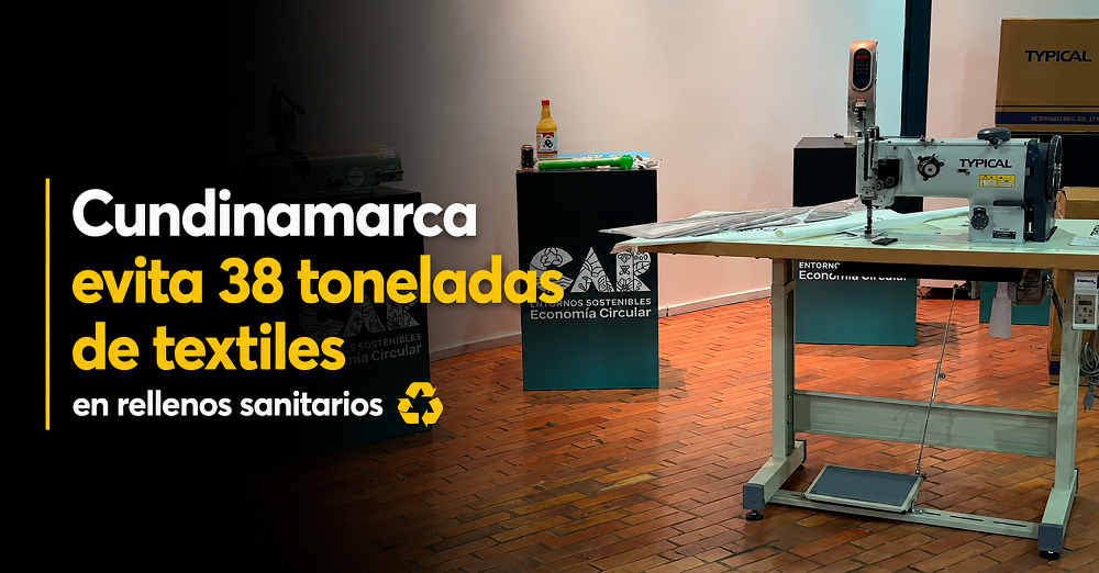 ♻️ |Cundinamarca| evita que 38 toneladas de textiles lleguen a rellenos sanitarios + Video