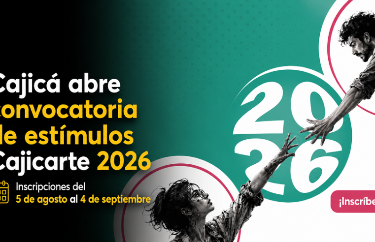 🎭 |Cajicá| abre convocatoria del Portafolio Municipal de Estímulos Cajicarte 2026