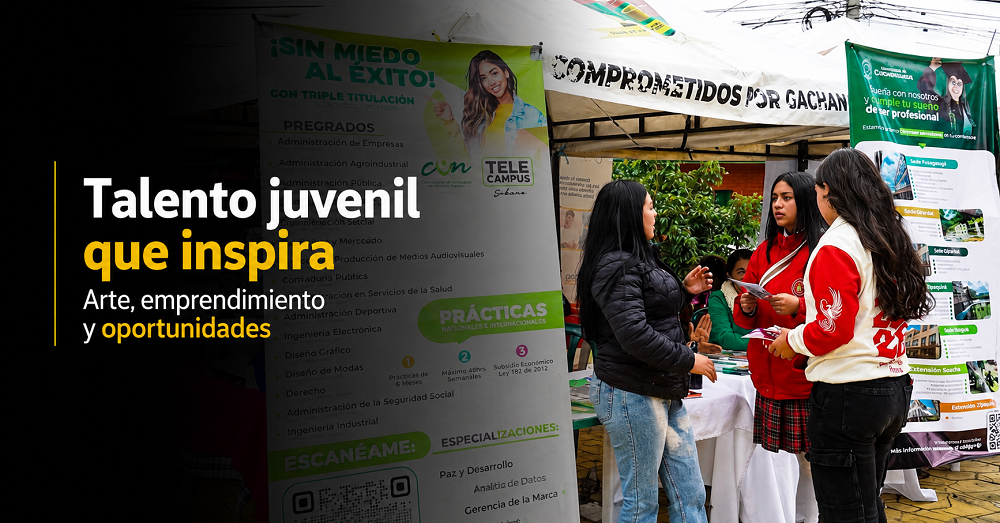 |Gachancipá| destacó el talento juvenil con arte y |emprendimiento| 🎨 ¿Cómo vivieron los jóvenes esta jornada?