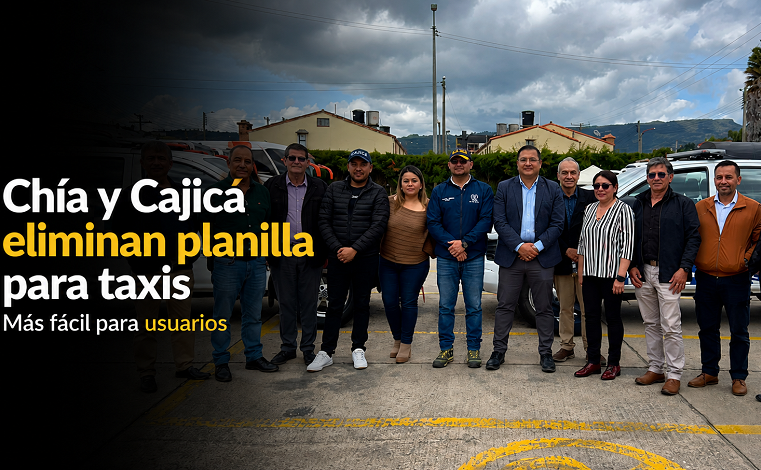 |Chía| y |Cajicá| eliminan planilla para |taxis| 🚕 ¿Qué cambia para los usuarios?