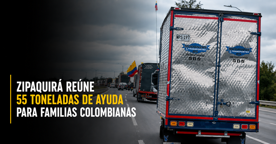 ❤️ |Zipaquirá| reúne 55 toneladas de ayuda para familias colombianas + Video