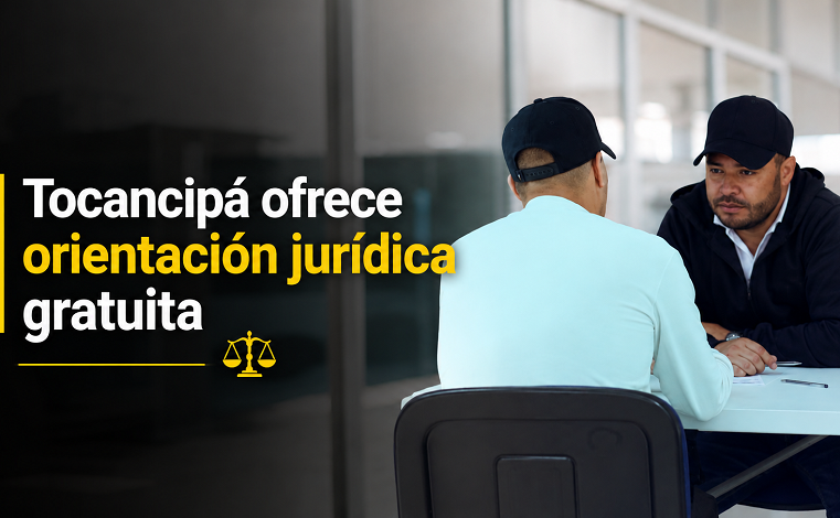 ⚖️ |Tocancipá| ofrece orientación jurídica gratuita en la |Casa de Justicia|