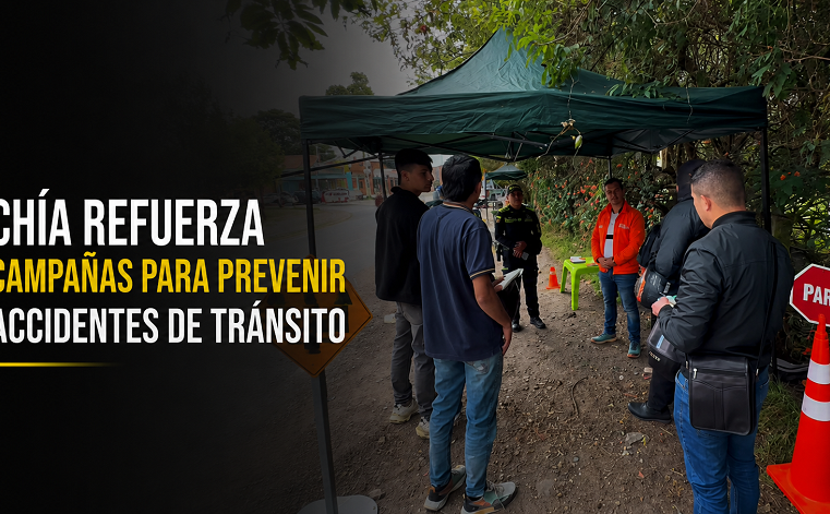 🚦 |Chía| refuerza campañas para prevenir |accidentes de tránsito| + Video