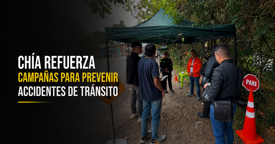 🚦 |Chía| refuerza campañas para prevenir |accidentes de tránsito| + Video
