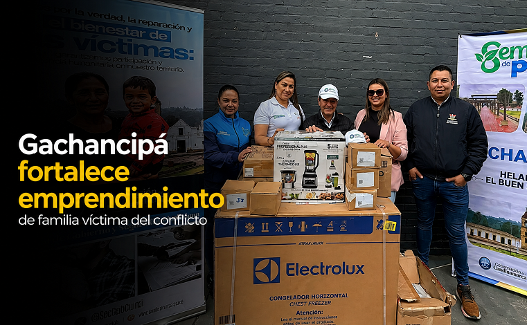 🍦 |Gachancipá| fortalece emprendimiento de familia víctima del conflicto