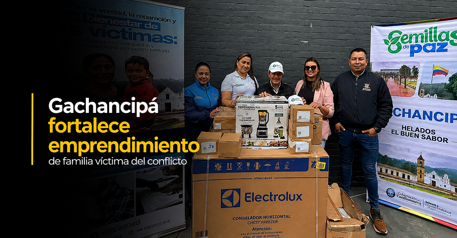 🍦 |Gachancipá| fortalece emprendimiento de familia víctima del conflicto