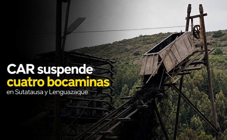 ⛏️ |CAR| suspende cuatro bocaminas de carbón en |Sutatausa| y |Lenguazaque| + Video