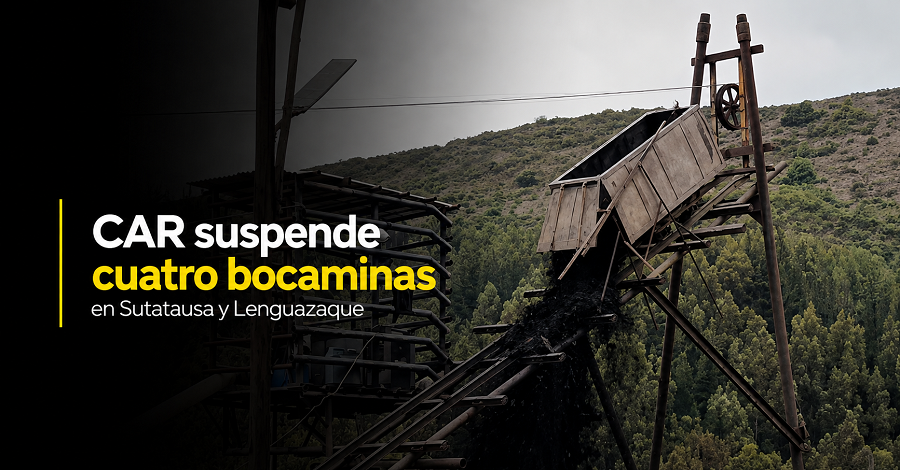 ⛏️ |CAR| suspende cuatro bocaminas de carbón en |Sutatausa| y |Lenguazaque| + Video
