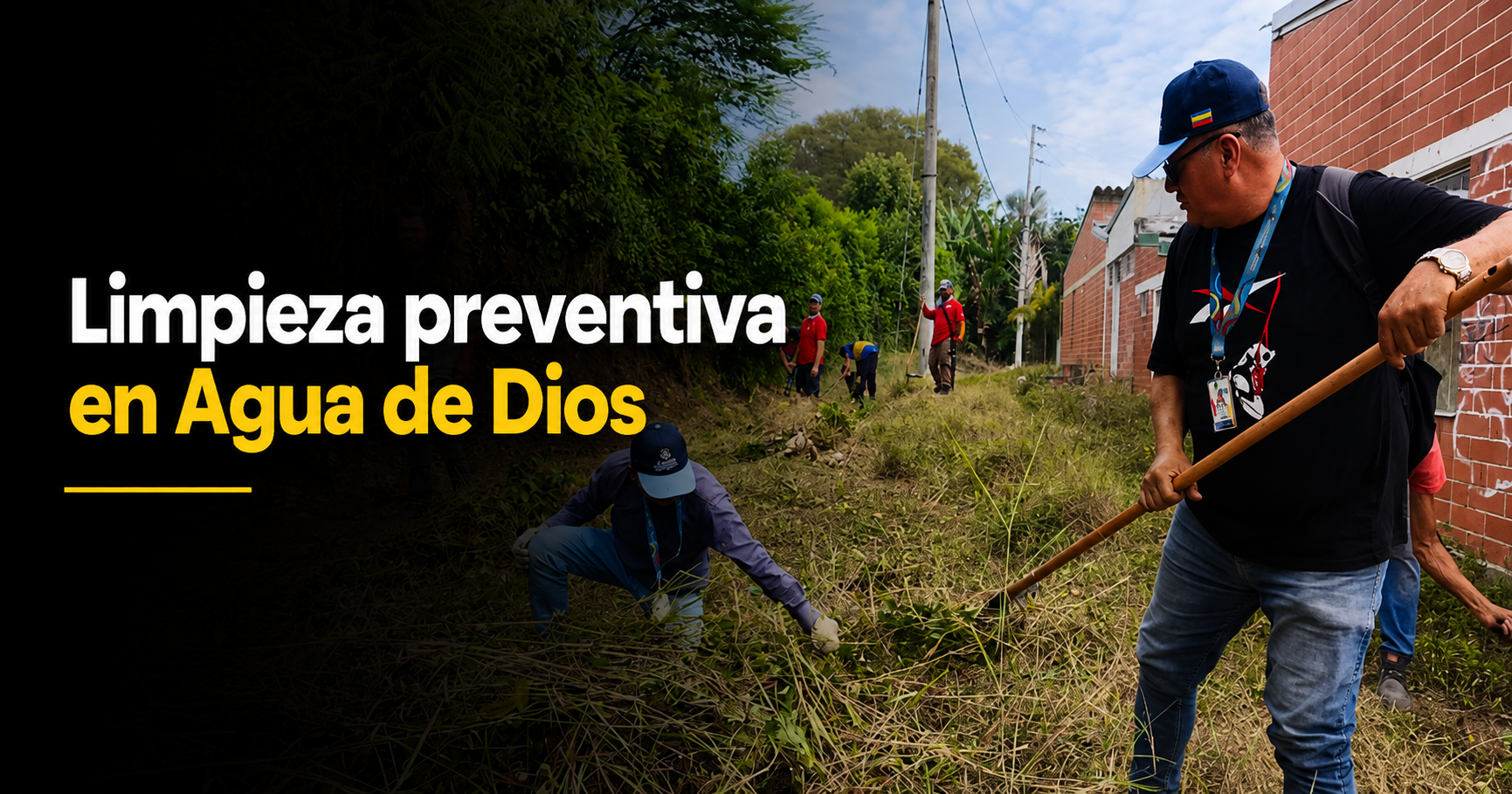 🌧️ Realizan |limpieza preventiva| en |Agua de Dios|, ¿cómo buscan reducir el riesgo por lluvias?