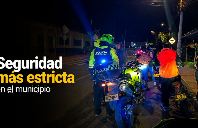 👮 |Controles de seguridad| se intensifican en el municipio de |Tenjo|, ¿qué operativos se adelantan?