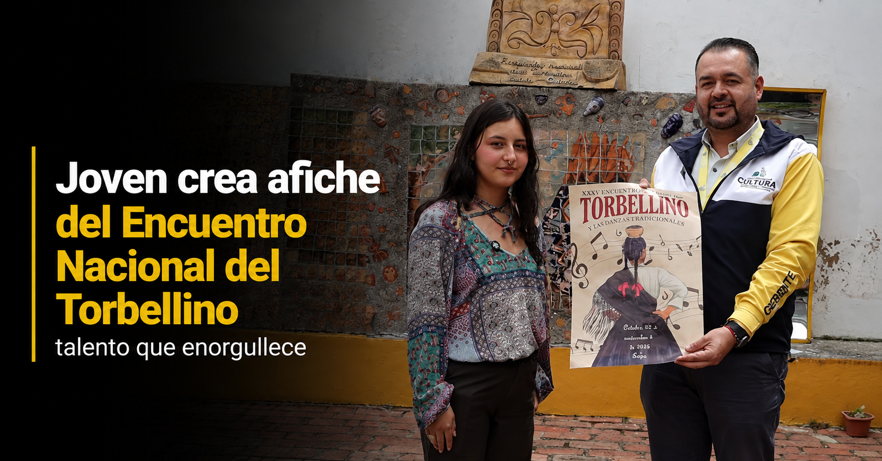 🎨 |Laurel Salamanca| creó el afiche oficial del |Encuentro Nacional del Torbellino|, ¿qué inspiró su obra? + Video