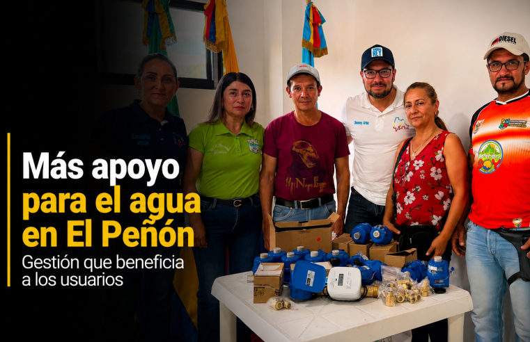 ? Gobernación de |Cundinamarca| fortaleció la gestión del agua en |El Peñón|, ¿qué apoyo recibieron los usuarios?