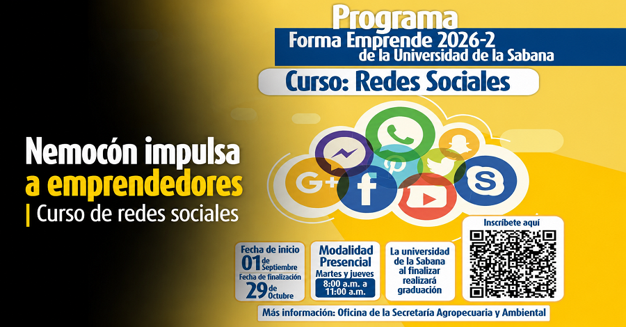📲 ¡|Nemocón| impulsa a sus emprendedores con curso de |redes sociales|!