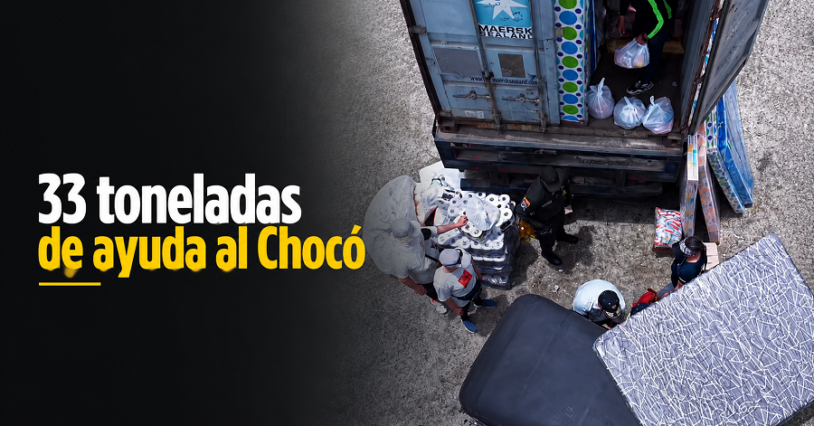 🇨🇴 |Tocancipá| llevó 33 toneladas de ayuda al |Chocó| + Video