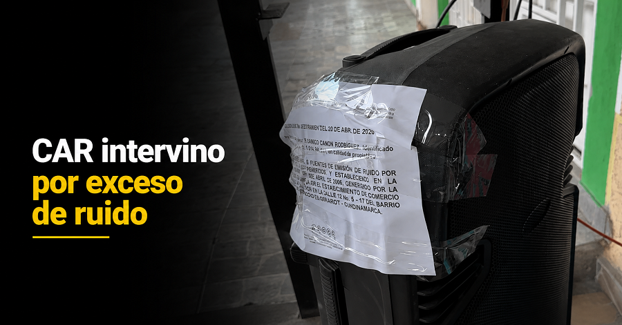🔊 |CAR| intervino por exceso de ruido en |Girardot|, ¿qué encontró? + Video