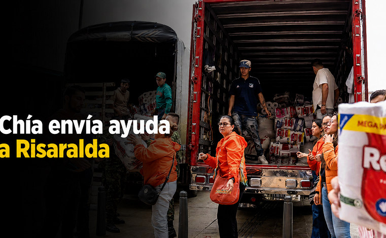 ❤️ |Chía| lleva 46 toneladas de ayuda a |Risaralda|, ¿cómo nació esta solidaridad?