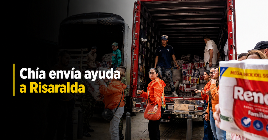 ❤️ |Chía| lleva 46 toneladas de ayuda a |Risaralda|, ¿cómo nació esta solidaridad?