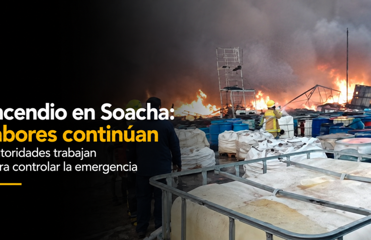 ? Continúan las labores para controlar incendio en |Soacha|, ¿cuál es la situación actual? + Video