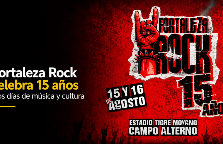 🎸 |Fortaleza Rock| celebra 15 años en Cajicá, ¿qué artistas harán parte del festival? + Video
