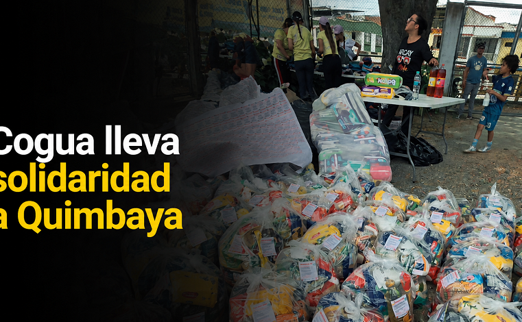 💙 |Cogua| lleva solidaridad hasta |Quimbaya|, ¿qué hay detrás de esta donación? + Video