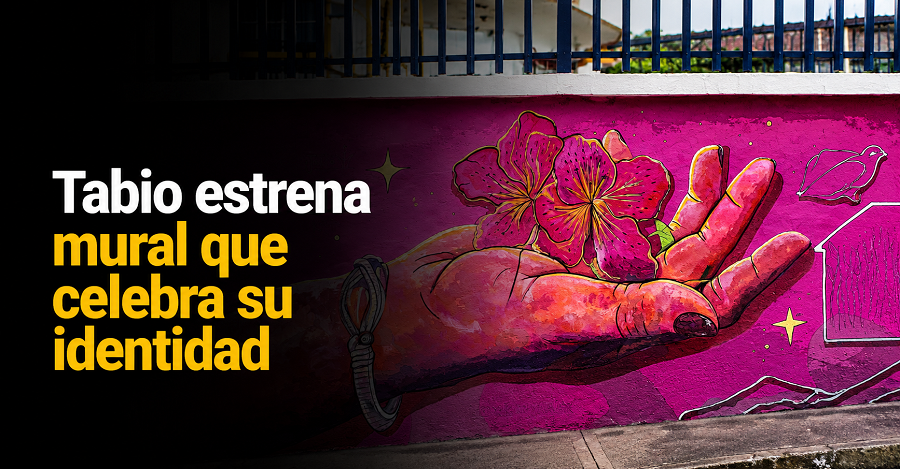 🎨 |Tabio| estrena |mural| que celebra su identidad