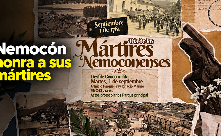 🇨🇴 |Nemocón| conmemora a sus mártires, ¿cómo será la jornada?