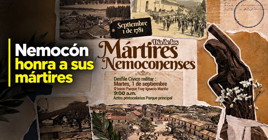 🇨🇴 |Nemocón| conmemora a sus mártires, ¿cómo será la jornada?