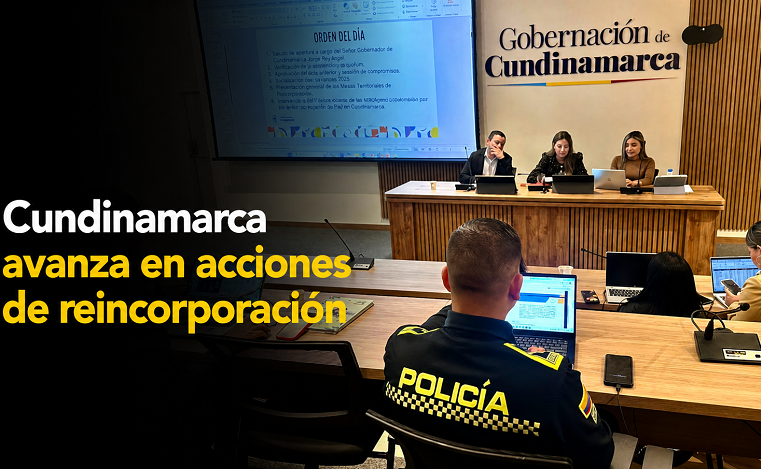 🕊️🤝 |Cundinamarca| avanza en acciones de reincorporación