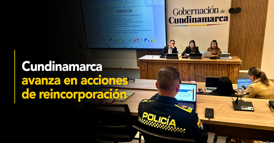 🕊️🤝 |Cundinamarca| avanza en acciones de reincorporación