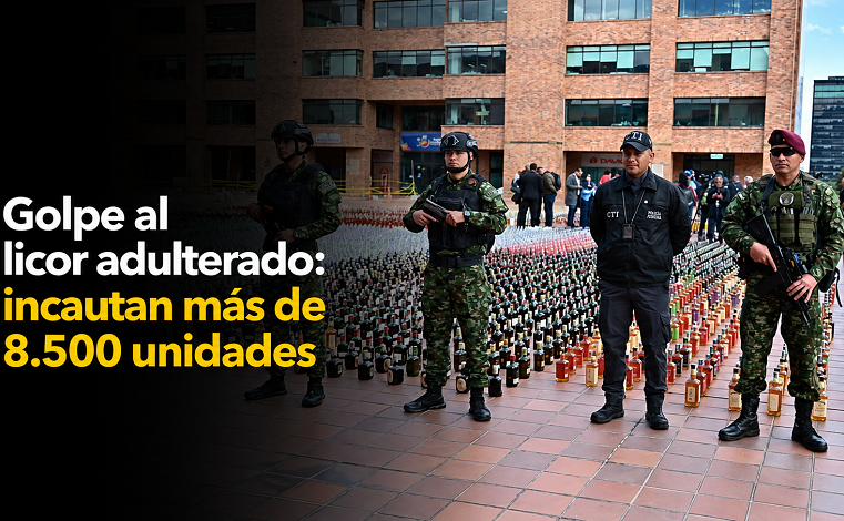 🚨🍾 Golpe al |licor adulterado|: incautan más de 8.500 unidades