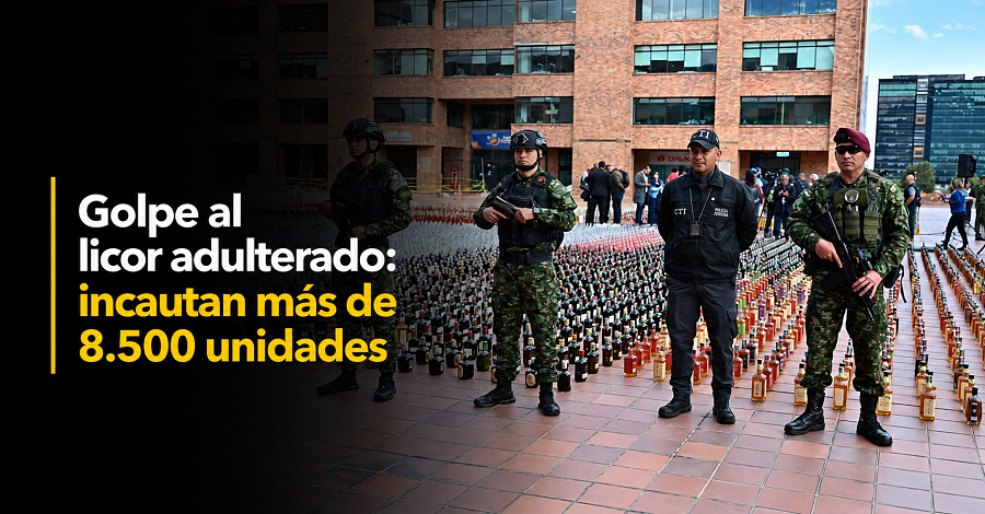 🚨🍾 Golpe al |licor adulterado|: incautan más de 8.500 unidades