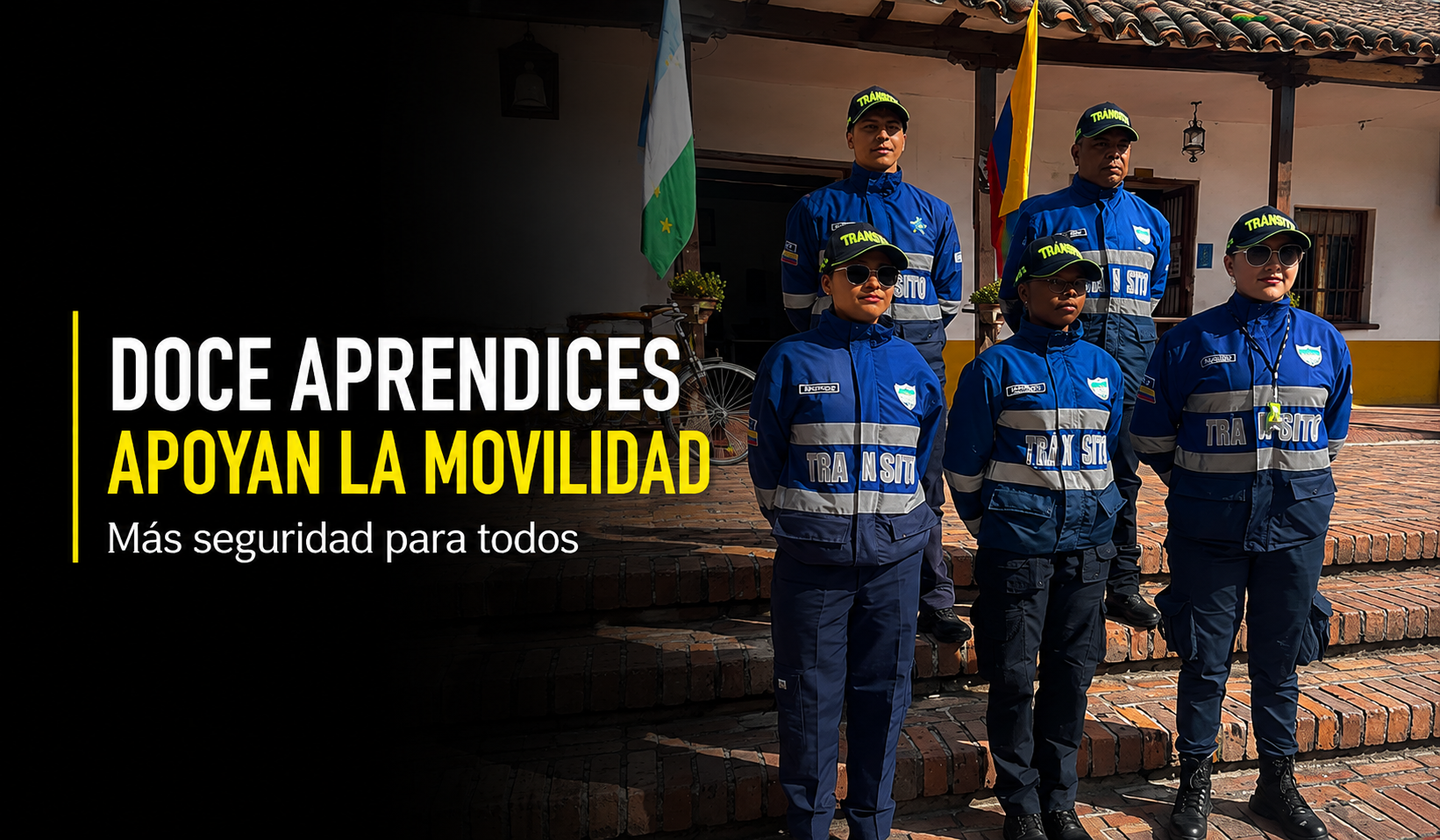 🚦 Doce aprendices del |SENA| apoyarán la |movilidad| en el municipio de |Tabio|: ¿Está dispuesto a colaborar con su labor en las vías? + Video